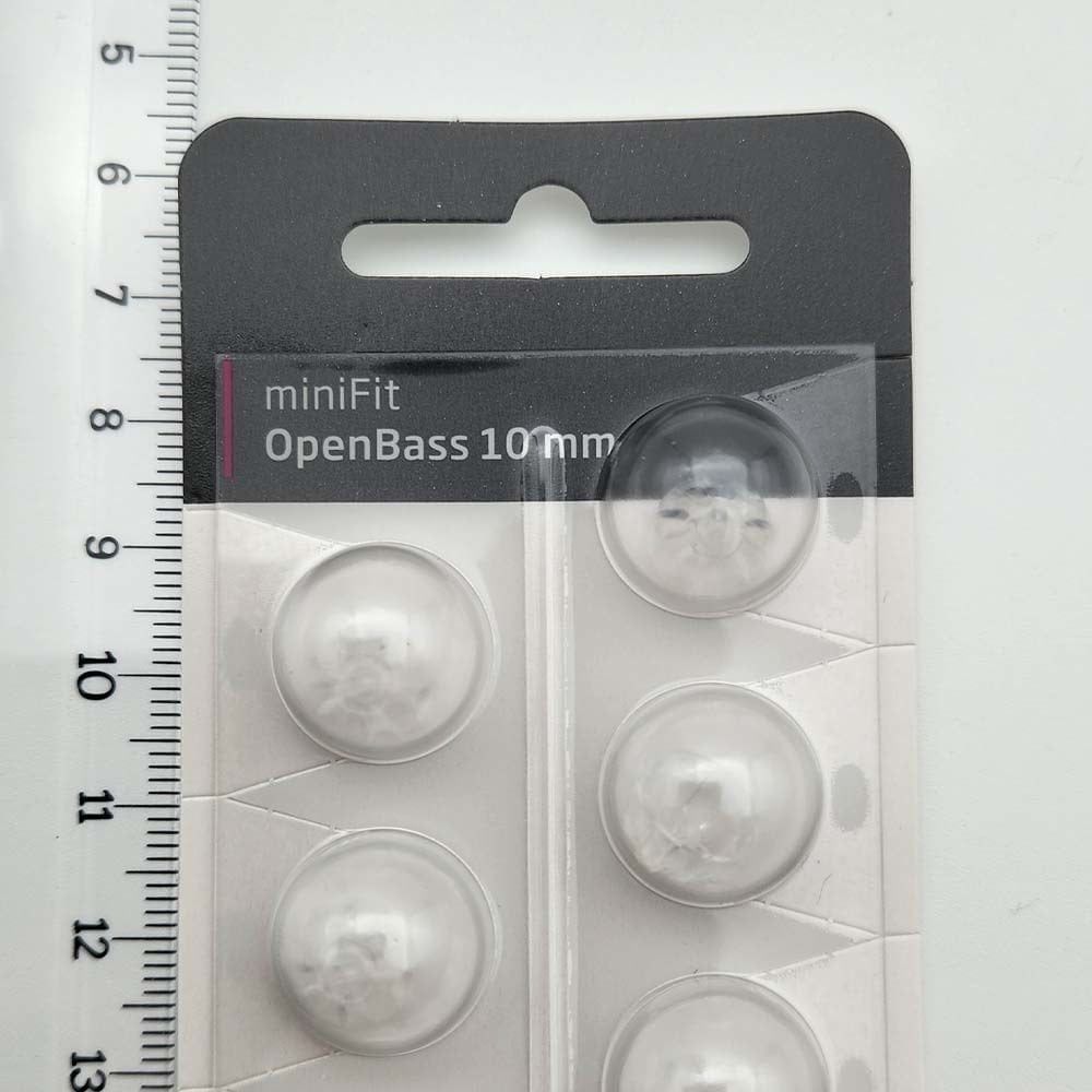 Oticon miniFit Open Bass 10 mm Dome, Oticon İşitme Cihazı Open Bass Dom/Kubbe (1 Paket=10 Adet)