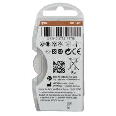 Duracell Activair 312 Numara İşitme Cihazı Pili (5 Paket x 6 Adet = 30 Adet Pil ) + HEDİYE YesMed miniFit ProWax Filtre