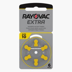 Rayovac Extra 10 Numara İşitme Cihazı Pili (10 Paket x 6 Adet = 60 Adet Pil)