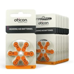 Oticon 13 Numara İşitme Cihazı Pili (10 Paket x 6 Adet = 60 Adet Pil)