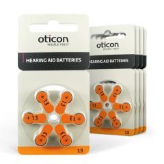 Oticon 13 Numara İşitme Cihazı Pili (5 Paket x 6 Adet = 30 Adet Pil)