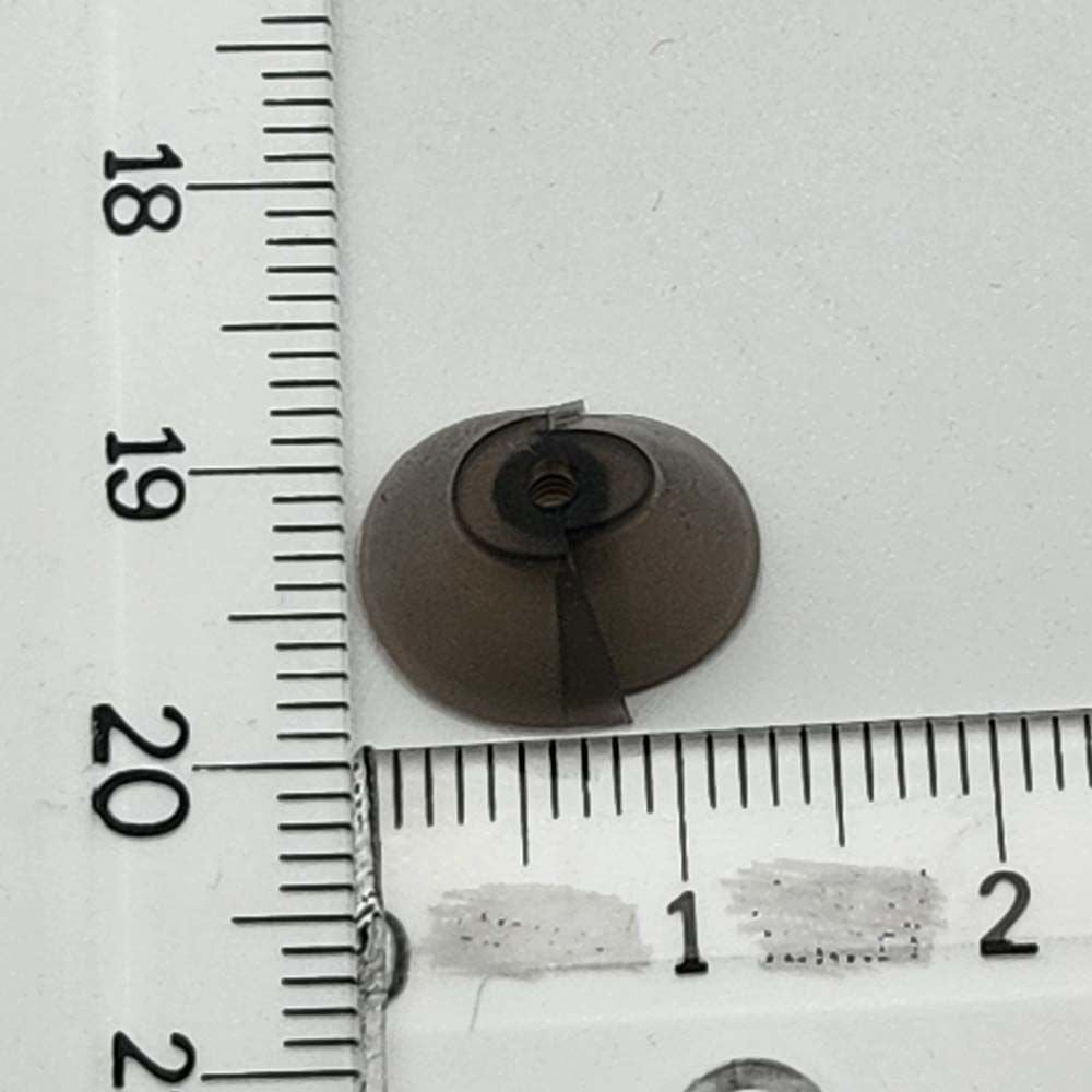 İşitme Cihazı Siyah Lale Dome Kubbe, Yarık Kubbe Dom, Kulak Cihazı Silikon Lale Kubbe - Siyah