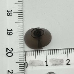 İşitme Cihazı Siyah Lale Dome Kubbe, Yarık Kubbe Dom, Kulak Cihazı Silikon Lale Kubbe - Siyah