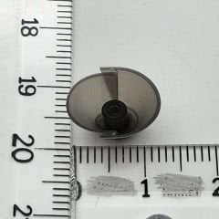 İşitme Cihazı Siyah Lale Dome Kubbe, Yarık Kubbe Dom, Kulak Cihazı Silikon Lale Kubbe - Siyah