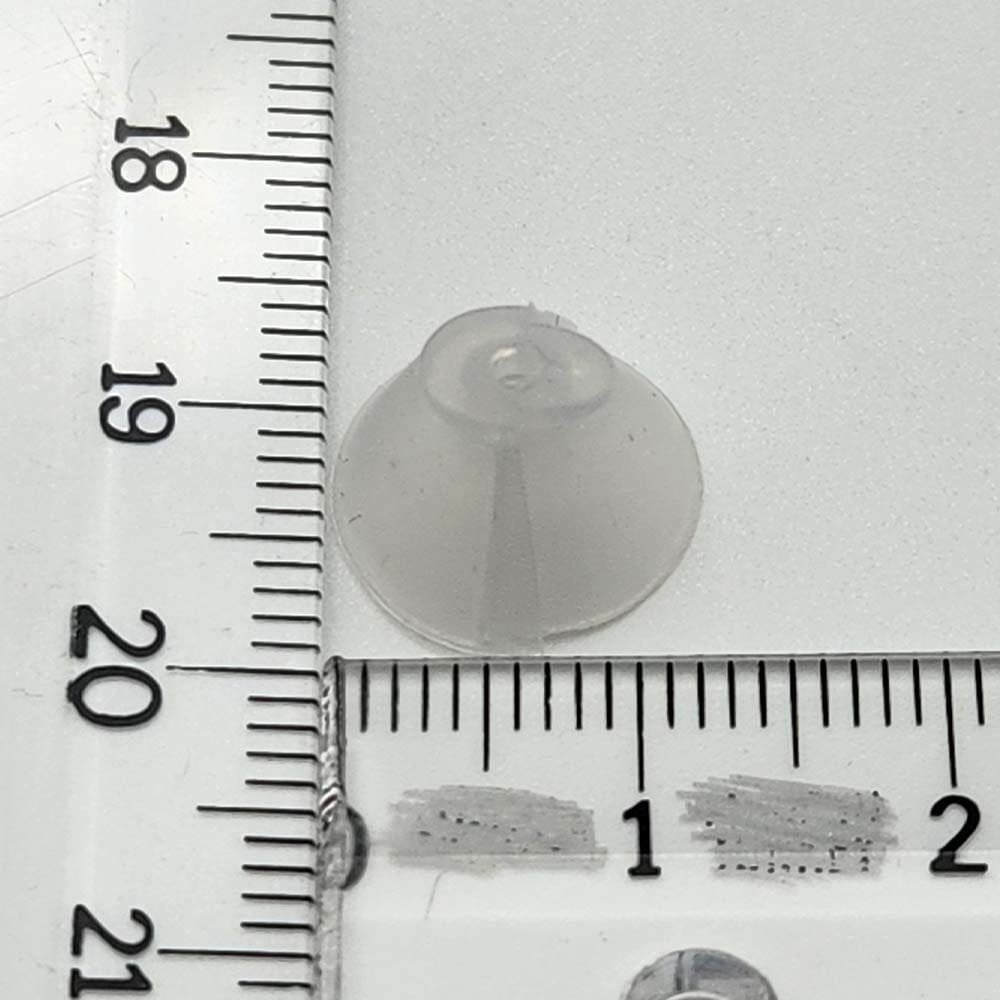 İşitme Cihazı Beyaz Lale Dome Kubbe, Yarık Kubbe Dom, Kulak Cihazı Silikon Lale Kubbe - Beyaz