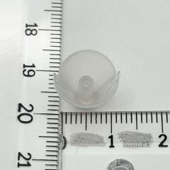 İşitme Cihazı Beyaz Lale Dome Kubbe, Yarık Kubbe Dom, Kulak Cihazı Silikon Lale Kubbe - Beyaz