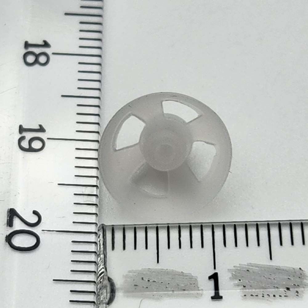 İşitme Cihazı Beyaz Açık Dome Kubbe, Açık Kubbe Dom, Kulak Cihazı Silikon Açık Kubbe – Beyaz 12 mm