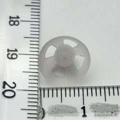 İşitme Cihazı Beyaz Açık Dome Kubbe, Açık Kubbe Dom, Kulak Cihazı Silikon Açık Kubbe – Beyaz 12 mm