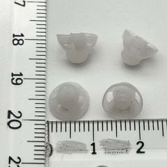 İşitme Cihazı Beyaz Açık Dome Kubbe, Açık Kubbe Dom, Kulak Cihazı Silikon Açık Kubbe – Beyaz 9 mm