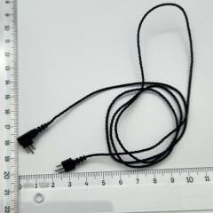 Kablo 3 Pin Siyah Renk, Cep Tipi İşitme Cihazı kablosu 3 Pinli