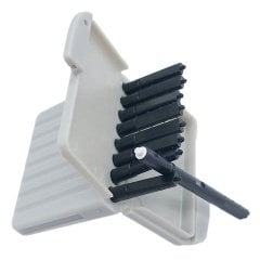 Oticon Uyumlu WaxStop İşitme Cihazı Filtresi, Gri Paket, Kulaklık Filtresi, Oticon Kulak Cihazı Uyumlu Filtre, Duyma Cihazı Filtresi, (1 Paket = 8 Adet), YesMed -