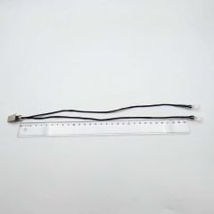 ÇİFT Halkalı SİYAH BÜYÜK Boy İpli Tutaç, Kulaklık tutamacı, İşitme Cihazı İpli Tutacağı, YesMed -