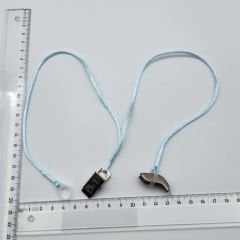 ÇİFT Halkalı MAVİ BÜYÜK Boy İpli Tutaç, Kulaklık tutamacı, İşitme Cihazı İpli Tutacağı, YesMed -