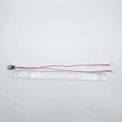 ÇİFT Halkalı PEMBE BÜYÜK Boy İpli Tutaç, Kulaklık tutamacı, İşitme Cihazı İpli Tutacağı, YesMed -