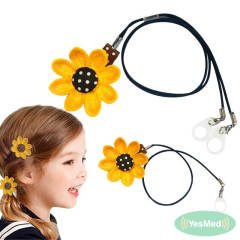 İşitme Cihazı Tutacağı Çocuklar için Renkli İpli ve Figürlü (Papatya)