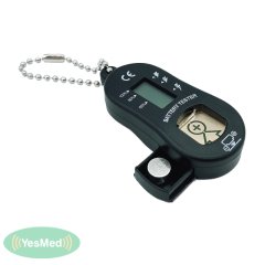 Oticon 675 Numara İşitme Cihazı Pili (5 Paket x 6 Adet= 30 Adet Pil) + HEDİYE İşitme Cihazı Pil Ölçer, YesMed