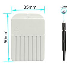 WaxStop Uyumlu İşitme Cihazı Filtresi, Gri Paket, Kulaklık Filtresi, Kulak Cihazı Filtresi, (1 Paket = 8 Adet), YesMed -