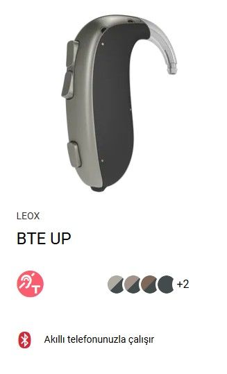 Bernafon Leox BTE UP, Bernafon Kulak Arkası Leox Ultra Power Güçlü İşitme Cihazı, Bernafon UP Çok İleri İşitme Kayıplılar için BTE Kulak Cihazı