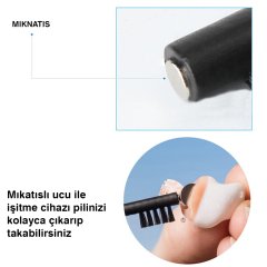 Duracell Activair 10 Numara İşitme Cihazı Pili (5 Paket x 6 Adet = 30 Adet Pil) + HEDİYE Mıknatıslı İşitme Cihazı Temizleme Fırçası, YesMed