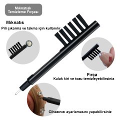 Duracell Activair 10 Numara İşitme Cihazı Pili (10 Paket x 6 Adet = 60 Adet Pil) + HEDİYE Mıknatıslı İşitme Cihazı Temizleme Fırçası, YesMed
