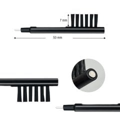 Duracell Activair 675 Numara İşitme Cihazı Pili (5 Paket x 6 Adet = 30 Adet Pil) + HEDİYE Mıknatıslı İşitme Cihazı Temizleme Fırçası, YesMed