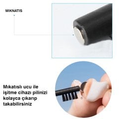 Duracell Activair 675 Numara İşitme Cihazı Pili (5 Paket x 6 Adet = 30 Adet Pil) + HEDİYE Mıknatıslı İşitme Cihazı Temizleme Fırçası, YesMed