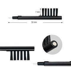 Koklear İmplant İşitme Cihazı Pili, Rayovac 675CP IMPLANT PRO+ (5 Paket x 6 Adet = 30 Adet Pil) + HEDİYE Mıknatıslı İşitme Cihazı Temizleme Fırçası , YesMed