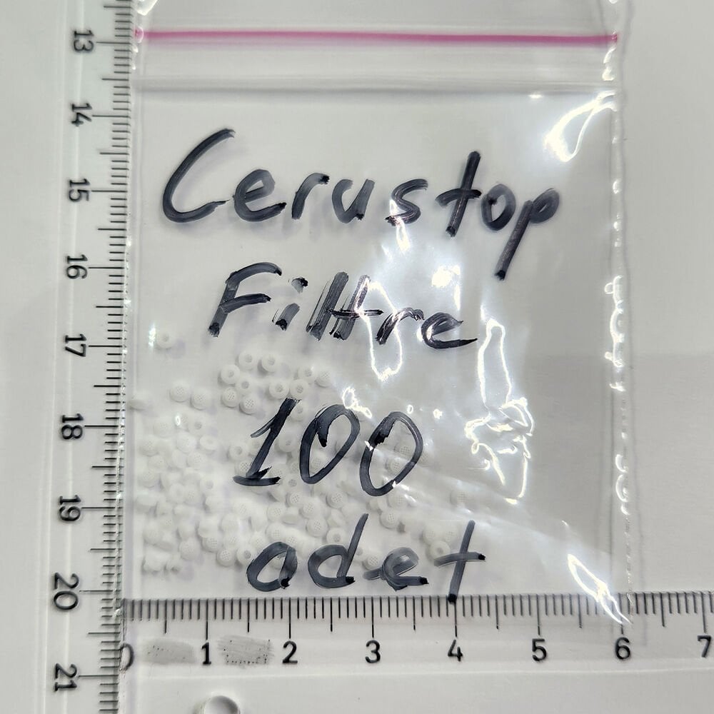 Cerustop Uyumlu Dökme İşitme Cihazı Filtresi, Kulaklık Filtresi, Phonak, Unitron, Hansaton, Au İşitme Cihazı, Vista Kulak Cihazlarının BAZI MODELLERİNE Uyumlu Filtre, Kulak Cihazı Filtresi, (1 Paket = 100 Adet), YesMed -