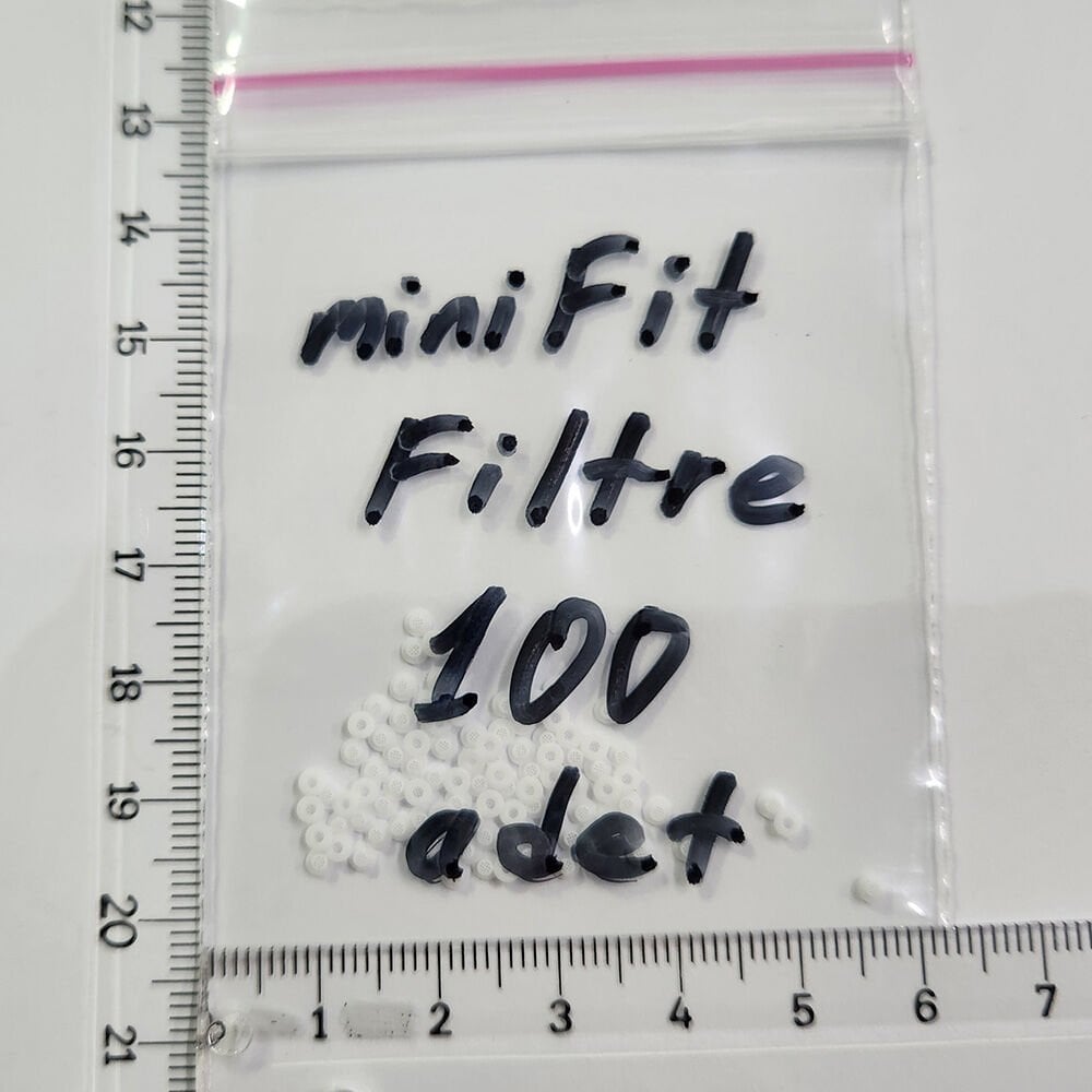 miniFit Uyumlu Dökme İşitme Cihazı Filtresi, Kulaklık Filtresi, Oticon, Bernafon, Sonic, Philips, Maico Kulak Cihazlarının BAZI MODELLERİNE Uyumlu Filtre, Receiver / Hoparlör Filtresi, (1 Paket = 100 Adet), YesMed -