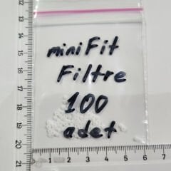 miniFit Uyumlu Dökme İşitme Cihazı Filtresi, Kulaklık Filtresi, Oticon, Bernafon, Sonic, Philips, Maico Kulak Cihazlarının BAZI MODELLERİNE Uyumlu Filtre, Receiver / Hoparlör Filtresi, (1 Paket = 100 Adet), YesMed -