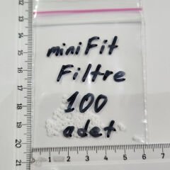 miniFit Uyumlu Dökme İşitme Cihazı Filtresi, Kulaklık Filtresi, Oticon, Bernafon, Sonic, Philips, Maico Kulak Cihazlarının BAZI MODELLERİNE Uyumlu Filtre, Receiver / Hoparlör Filtresi, (1 Paket = 100 Adet), YesMed -