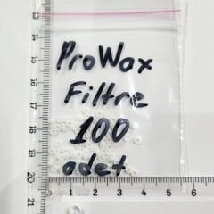 Prowax Uyumlu Dökme İşitme Cihazı Filtresi, Kulaklık Filtresi, Oticon, Bernafon, Sonic, Philips, Maico Kulak Cihazlarının BAZI MODELLERİNE Uyumlu Filtre, Mikrokalıp Receiver / Hoparlör Filtresi, (1 Paket = 100 Adet), YesMed -