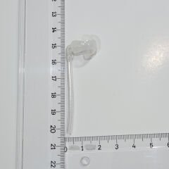 İşitme Cihazı BÜYÜK Prop, Dirsek ve Hortumlu, Kulak Cihazı Probu, Kulak Arkası İşitme Cihazı için Mantar Prop, Dirsek ve Hortum takılı Büyük boy set, YesMed -