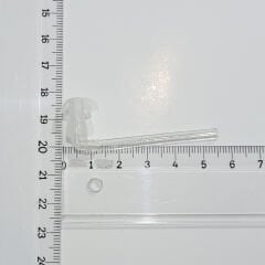 İşitme Cihazı ORTA Prop, Dirsek ve Hortumlu, Kulak Cihazı Probu, Kulak Arkası İşitme Cihazı için Mantar Prop, Dirsek ve Hortum takılı ORTA boy set, YesMed -