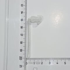 İşitme Cihazı ORTA Prop, Dirsek ve Hortumlu, Kulak Cihazı Probu, Kulak Arkası İşitme Cihazı için Mantar Prop, Dirsek ve Hortum takılı ORTA boy set, YesMed -