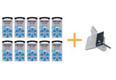 Rayovac Extra 675 Numara İşitme Cihazı Pili (10 Paket x 6 = 60 Adet) + HEDİYE İşitme Cihazı Filtresi, YesMed