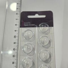miniFit Open 6 mm Dome, Oticon İşitme Cihazı Uyumlu Muadil miniFit Open 6 mm Kubbe (1 Paket=10 Adet), YesMed -