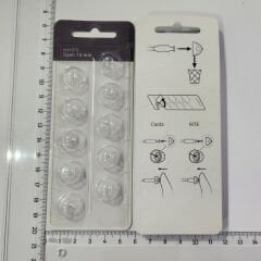 miniFit Open 10 mm Dome, Oticon İşitme Cihazı Uyumlu Muadil miniFit Open 10 mm Kubbe (1 Paket=10 Adet), YesMed -
