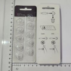 miniFit Open 10 mm Dome, Oticon İşitme Cihazı Uyumlu Muadil miniFit Open 10 mm Kubbe (1 Paket=10 Adet), YesMed -