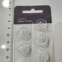 miniFit Open 10 mm Dome, Oticon İşitme Cihazı Uyumlu Muadil miniFit Open 10 mm Kubbe (1 Paket=10 Adet), YesMed -