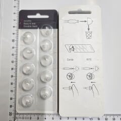 miniFit Bass 6 mm Double Vent Dome, Oticon İşitme Cihazı Uyumlu Muadil miniFit Bass 6 mm Double Vent Kubbe (1 Paket=10 Adet), YesMed -