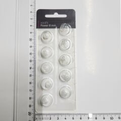 miniFit Power 8 mm Dome, Oticon İşitme Cihazı Uyumlu Muadil miniFit Power 8 mm Kubbe (1 Paket=10 Adet), YesMed -