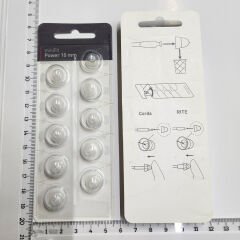 miniFit Power 10 mm Dome, Oticon İşitme Cihazı Uyumlu Muadil miniFit Power 10 mm Kubbe (1 Paket=10 Adet), YesMed -