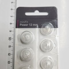 miniFit Power 12 mm Dome, Oticon İşitme Cihazı Uyumlu Muadil miniFit Power 12 mm Kubbe (1 Paket=10 Adet), YesMed -