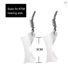 İşitme Cihazı, İmplant Cihazı için Gri Renk İpli Ceket Şeklinde Büyük Tutaç Tutamaç