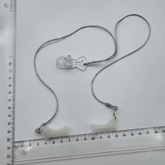 İşitme Cihazı, İmplant Cihazı için Gri Renk İpli Ceket Şeklinde Tutaç Tutamaç, Orta ve Büyük Boy Cihazlar için