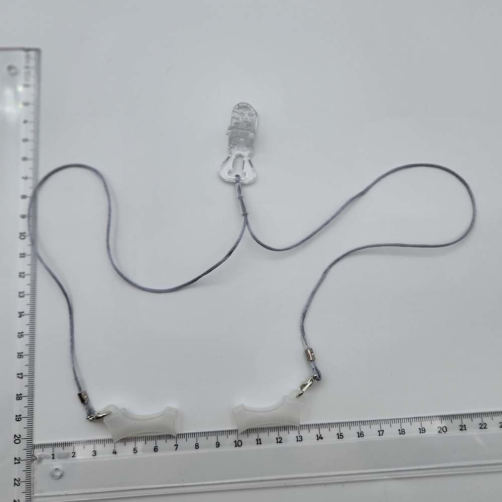 İşitme Cihazı, İmplant Cihazı için Gri Renk İpli Ceket Şeklinde Tutaç Tutamaç, Orta ve Büyük Boy Cihazlar için