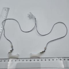 Küçük Boy İşitme Cihazları için Gri Renk İpli Ceket Şeklinde Tutaç Tutamaç, YesMed