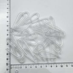 Büyük-Kalın boy İleri İşitme Kayıplı Cihazlar İçin Kıvrılmış Hortum, İşitme Cihazı Hortumu, Kulak Kalıbı Hortumu (1 Paket=100 Adet), YesMed -