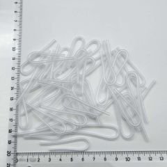 Küçük-İnce boy Kıvrılmış Hortum, İşitme Cihazı Hortumu, Kulak Kalıbı Hortumu, Çocuk Hortumu (1 Paket=100 Adet), YesMed -